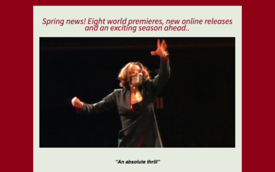 Newsletter: Eight World Premieres and Spring Performances in Abundance