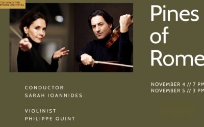 Impressionistic gems: Sarah Ioannides and Philippe Quint with the Vancouver Symphony Orchestra